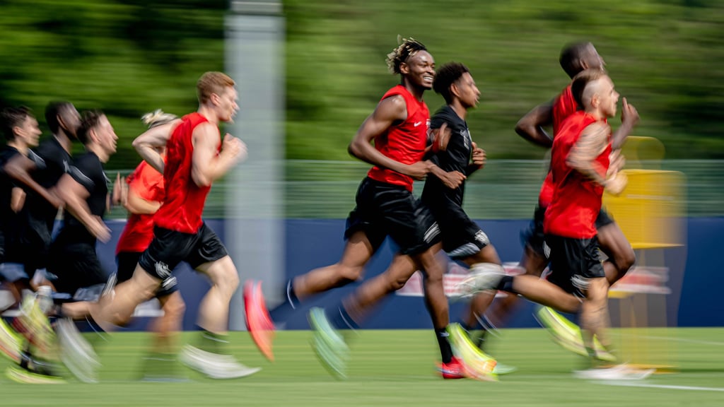 Training bei RB Leipzig.