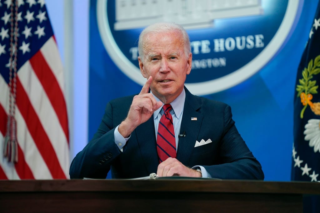 US-Präsident Joe Biden blickt besorgt in die Zukunft.