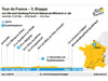 Die fünfte Etappe der Tour de France 2022 führt über 153,7 Kilometer von Lille nach Wallers/Arenberg.