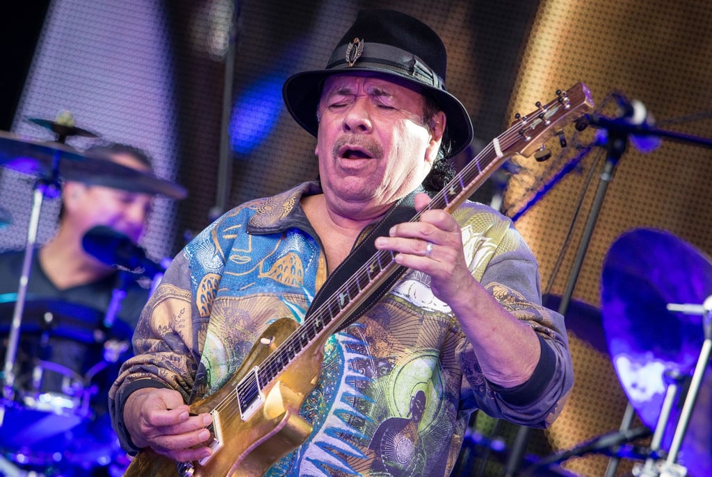 Carlos Santana bei einem Konzert in Stuttgart 2016.
