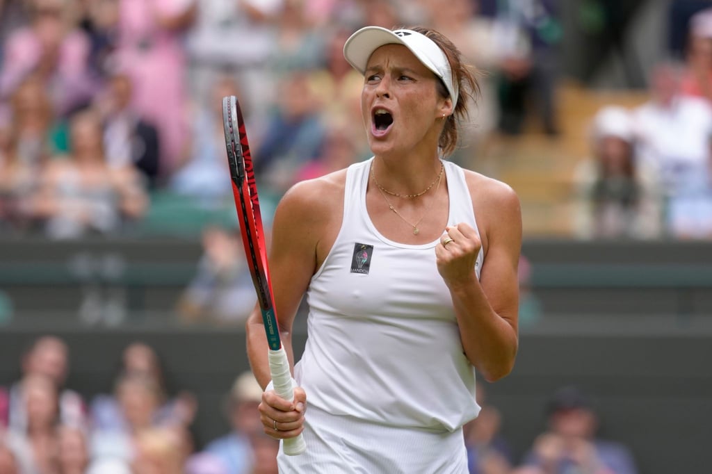 Die 34-jährige Tatjana Maria steht erstmals im Halbfinale von Wimbledon.
