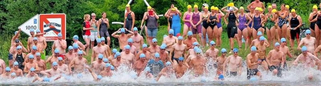 Spritziges Vergnügen: Am Samstag startet in Halle wieder das internationale Saaleschwimmen.