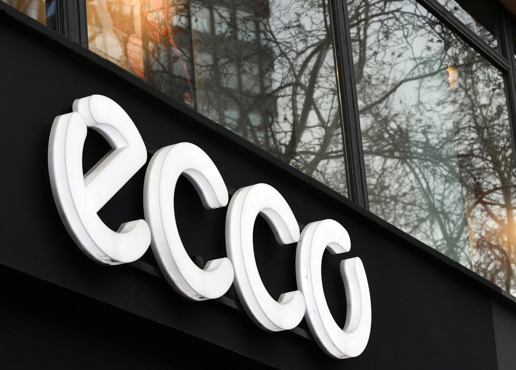 Der Schriftzug „ecco“ steht über dem Eingang zu einem Geschäft des dänischen Schuhhandelsunternehmens in Berlin: Der dänische Schuhhersteller darf bald nicht mehr damit werben, Hoflieferant des Königshauses zu sein.