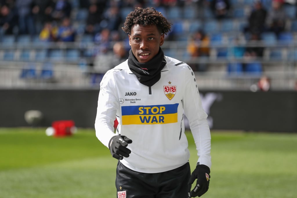 Stuttgarts Alexis Tibidi steht vor einer Ausleihe zum österreichischen Erstligisten SCR Altach.
