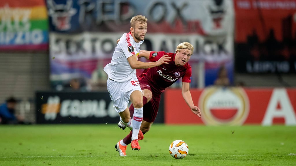 Xaver Schlager (r.) und Konrad Laimer.