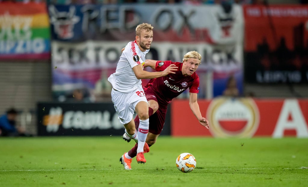 Xaver Schlager (r.) und Konrad Laimer.