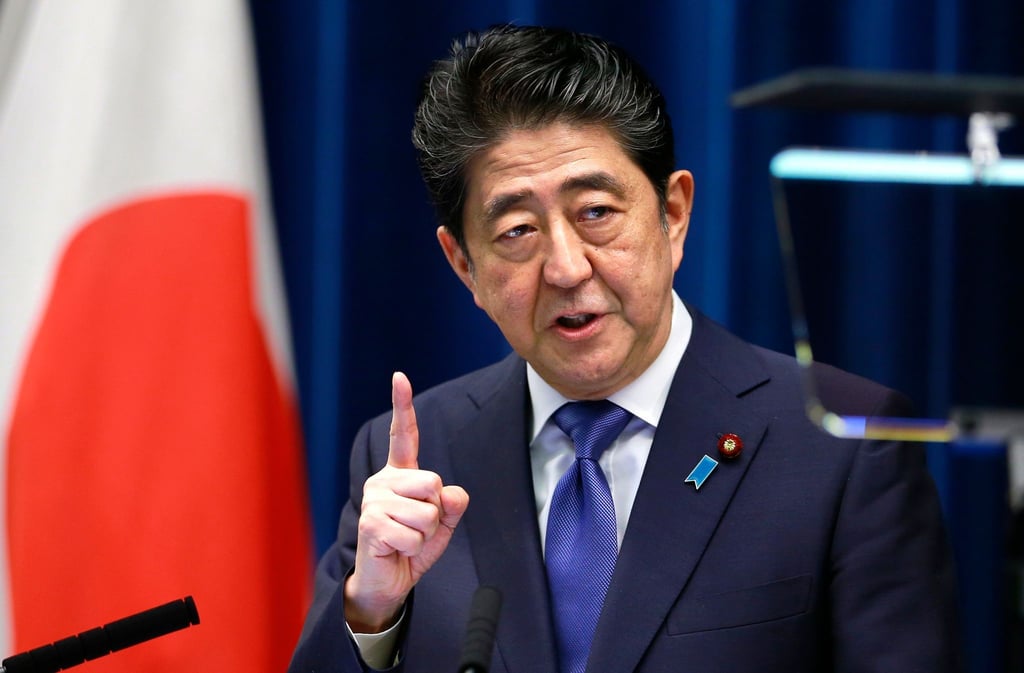 Japans damaliger Premierminister Shinzo Abe im September 2017.