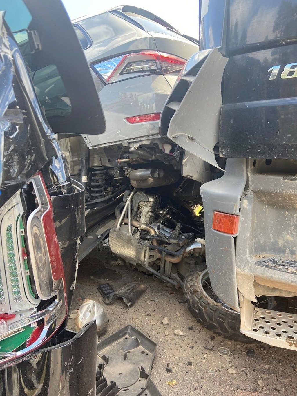 Der Motorradfahrer wurde bei dem Unfall bei Dolle schwer verletzt.