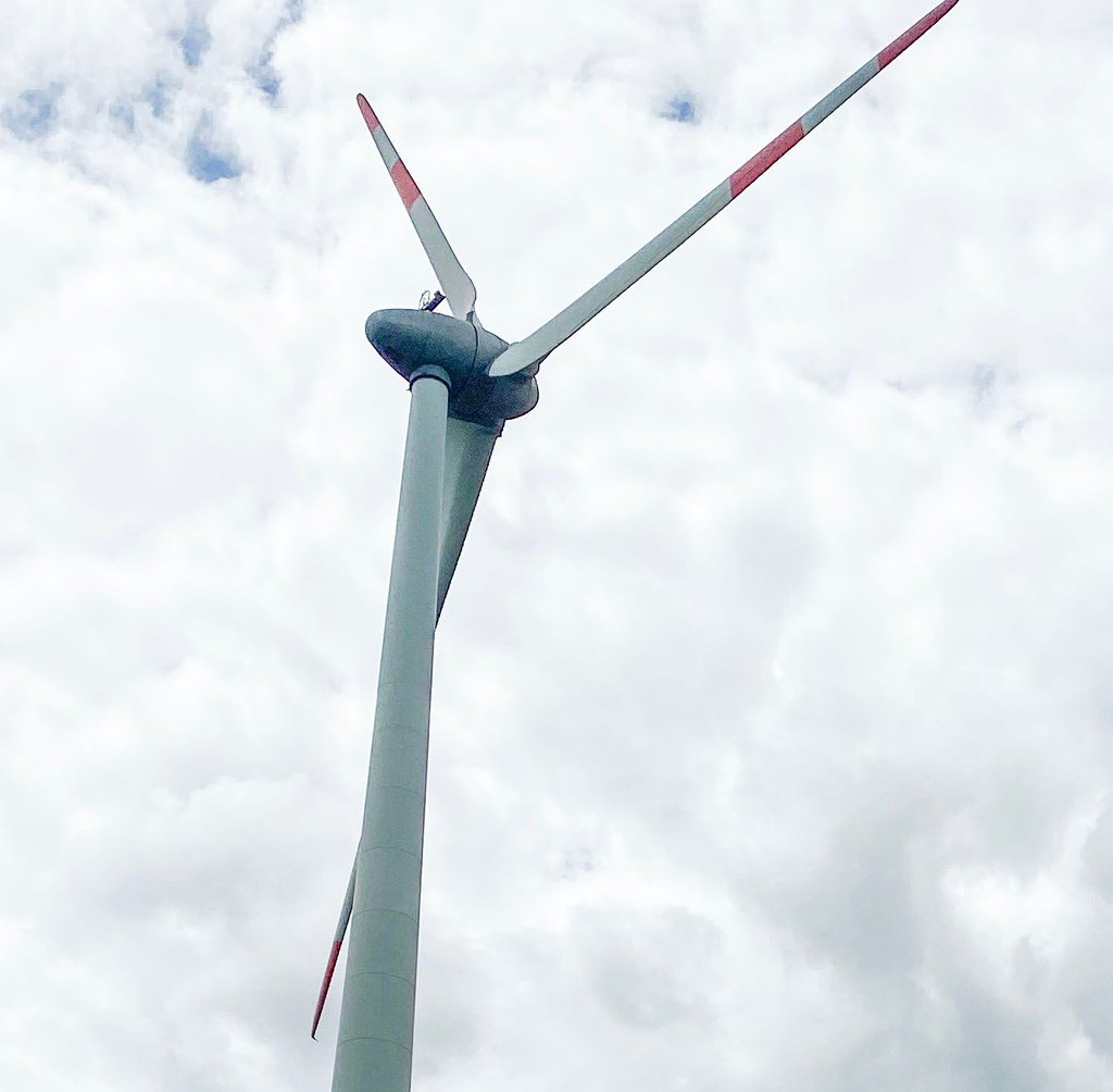 Anlagen des Windparks Linda I, der soll um Linda II erweitert werden