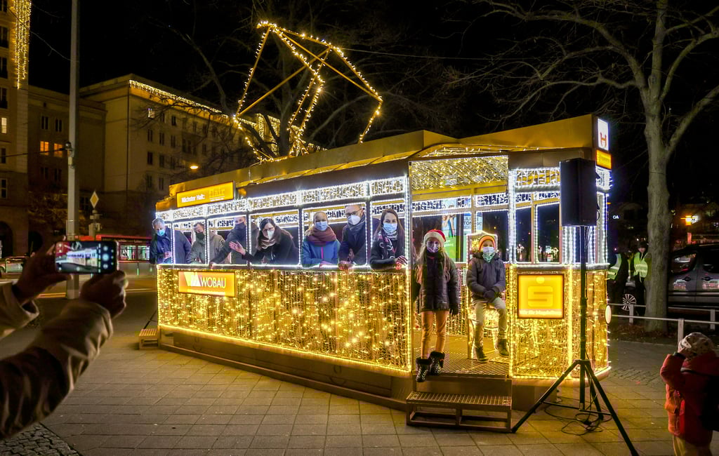 Die "Stahlebahn" ist ein Element der Magdeburger Lichterwelt, die alljährlich am Jahresende die Landeshauptstadt funkeln lässt.