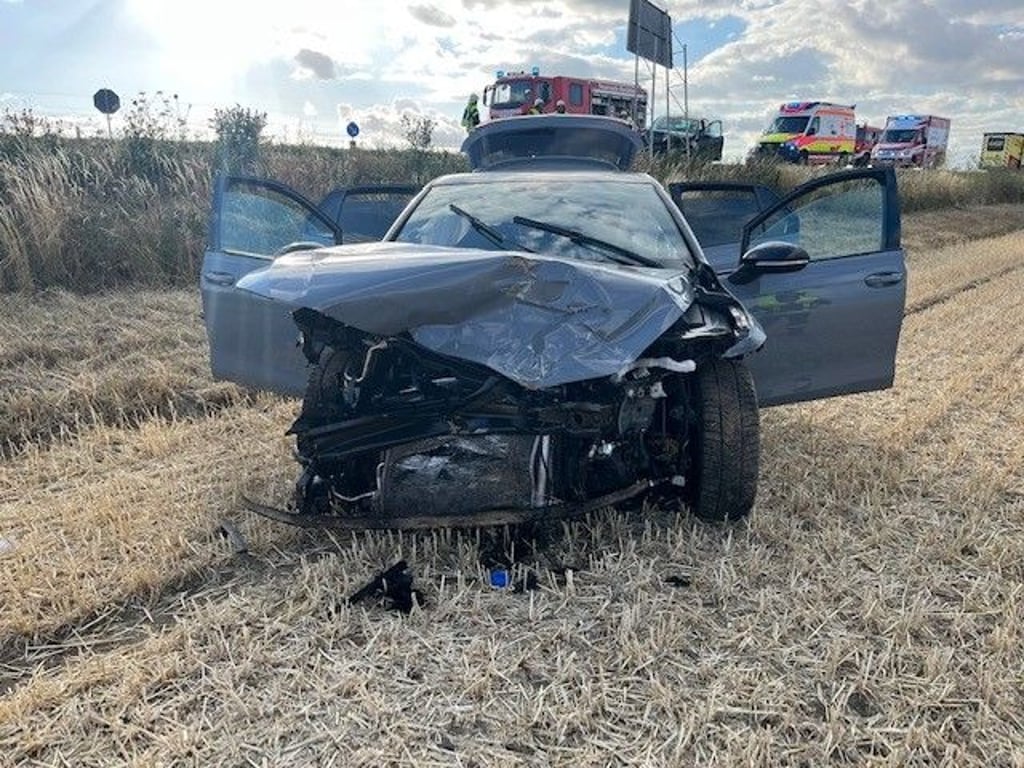 Am 10. Juli ereignete sich ein Unfall bei Halberstadt.