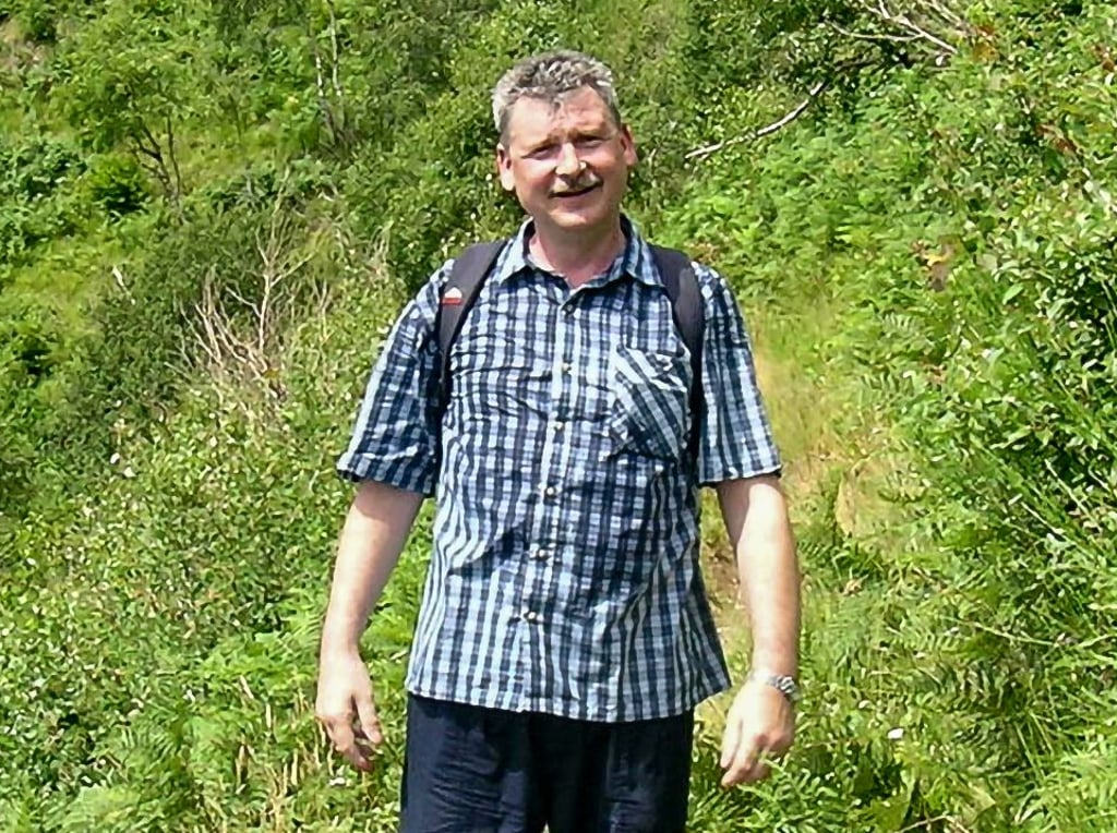 Er liebte das Wandern, Italien und Frankreich. Der Kilimandscharo aber blieb sein Traum: Hartmut Landes, hier bei einer Tour 2004