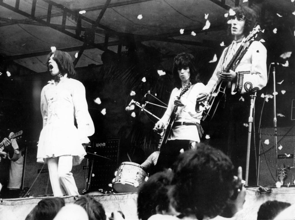 Die Rolling Stones 1969 im Hyde Park.