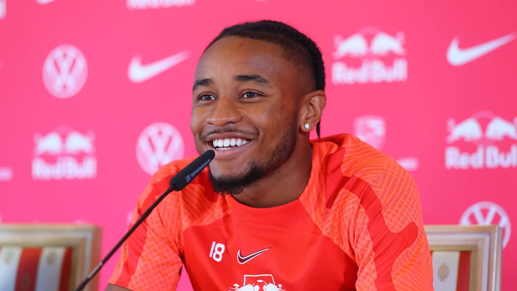 Gut gelaunt und in sich ruhend: Christopher Nkunku.