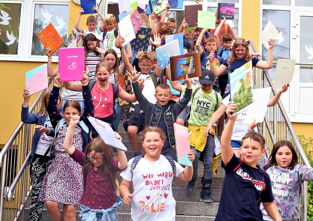 Ferienbeginn in der Grundschule Wulfen