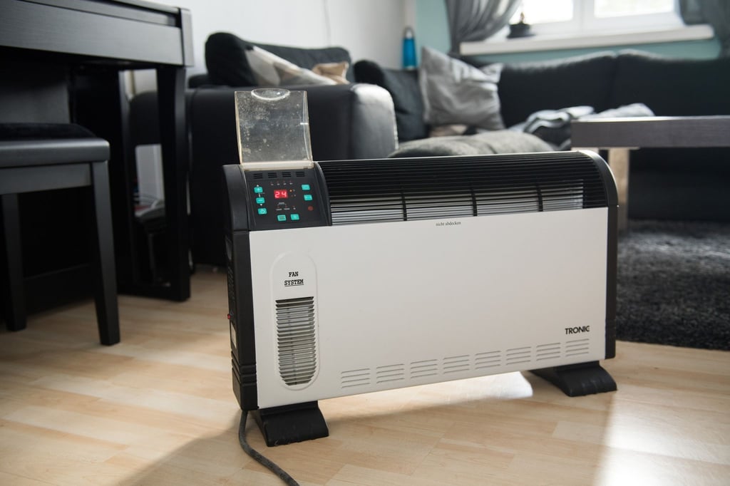 Heizen mit Elektrogeräten sollte nur eine Notlösung sein. Es ist derzeit rund drei Mal so teuer wie das Heizen mit Gas.