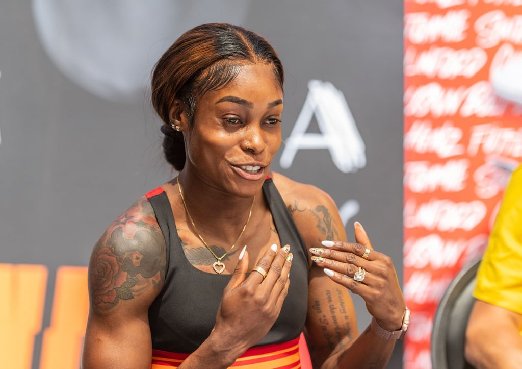 Olympiasiegerin Elaine Thompson-Herah lief ihre 100-Meter-Bestzeit im vergangenen Sommer in Eugene.