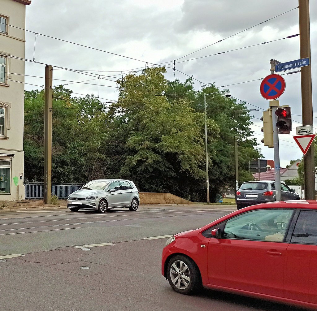Blick auf die Kreuzung Faulmannstraße, Alt Salbke. Der Ausbau wird frühestens 2024 beginnen.