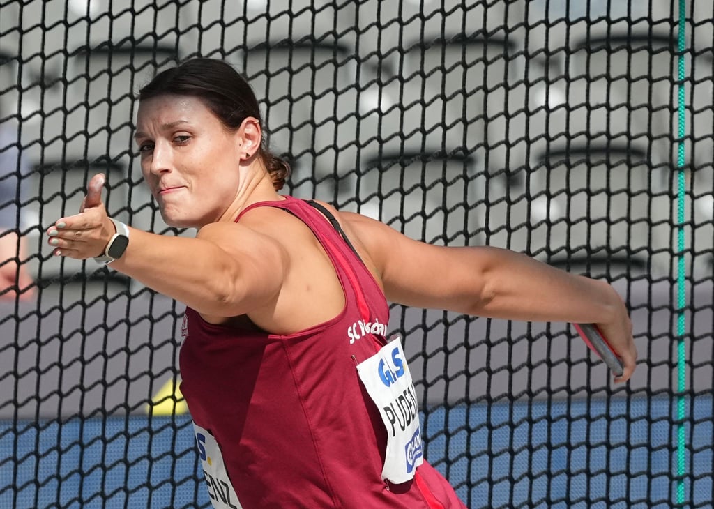 Deutsche Medaillenhoffnung in Eugene: Kristin Pudenz.