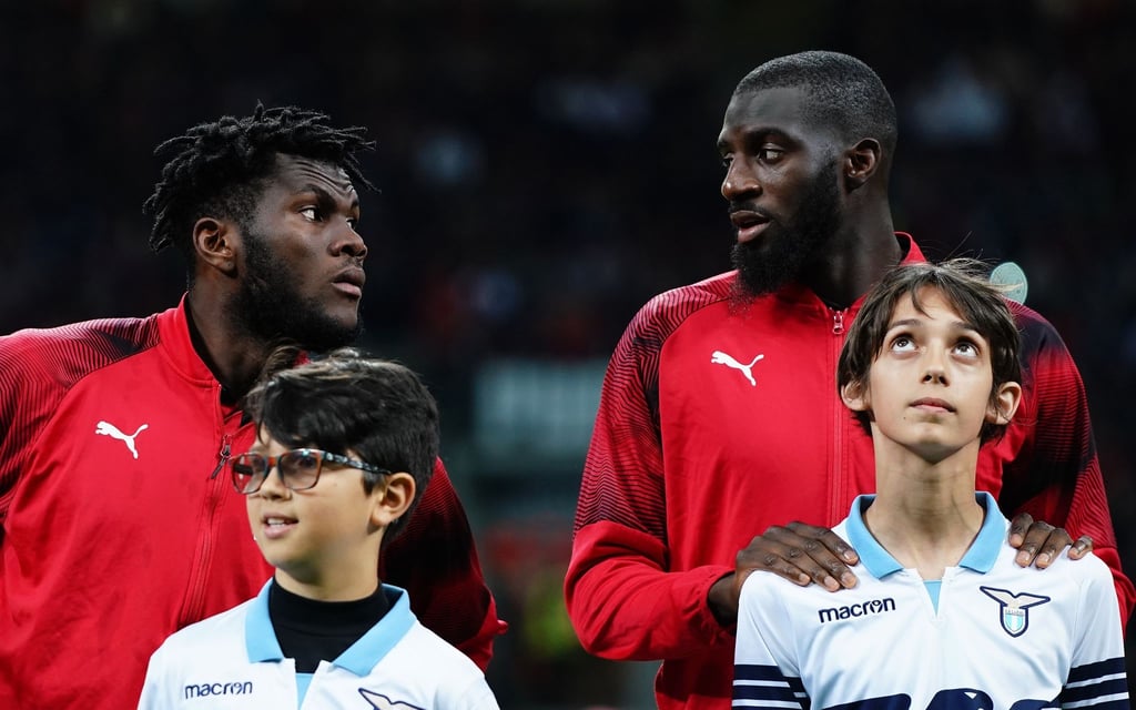Wurde von der Polizei kontrolliert: Tiemoue Bakayoko (r).
