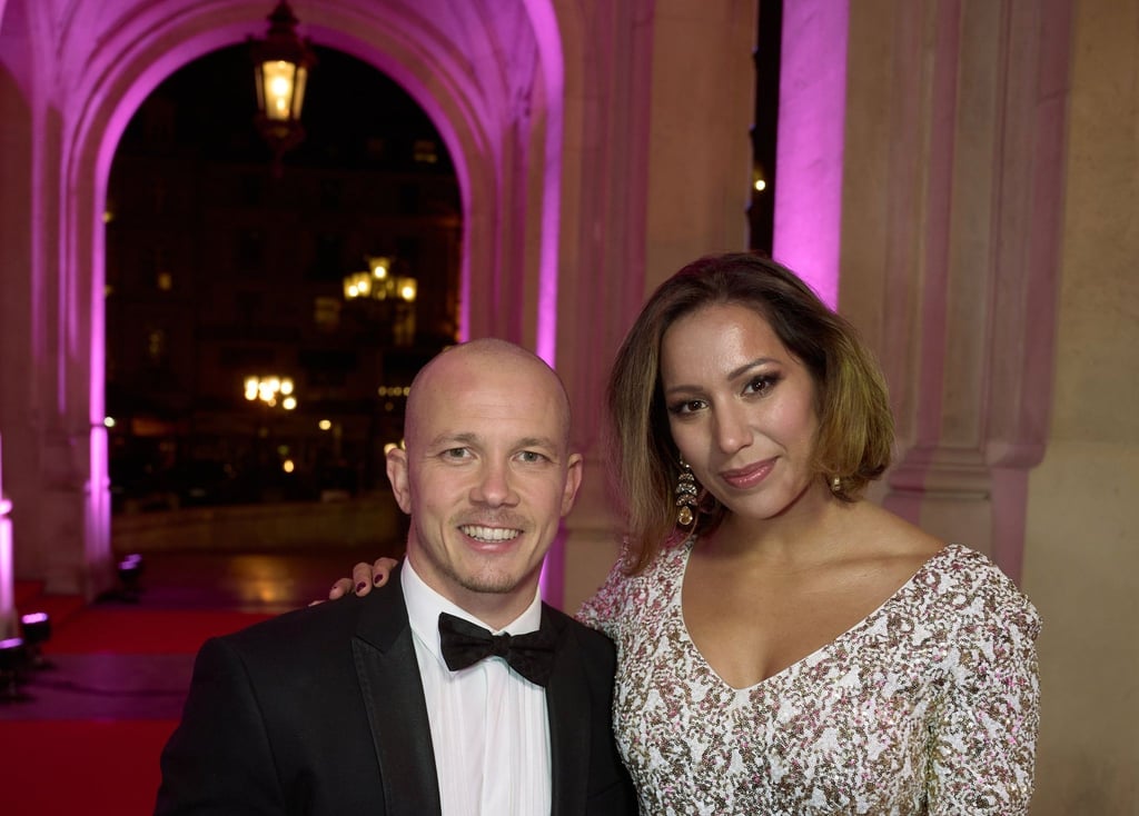 Fabian Hambüchen und Viktoria Feldbusch beim Deutschen SportpresseBall 2021. Das Paar hat geheiratet.