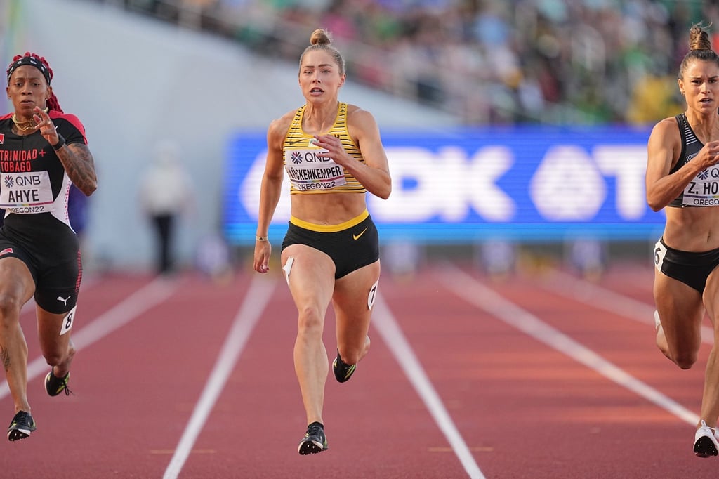 Gina Lückenkemper ist im Halbfinale über 100 Meter ausgeschieden.