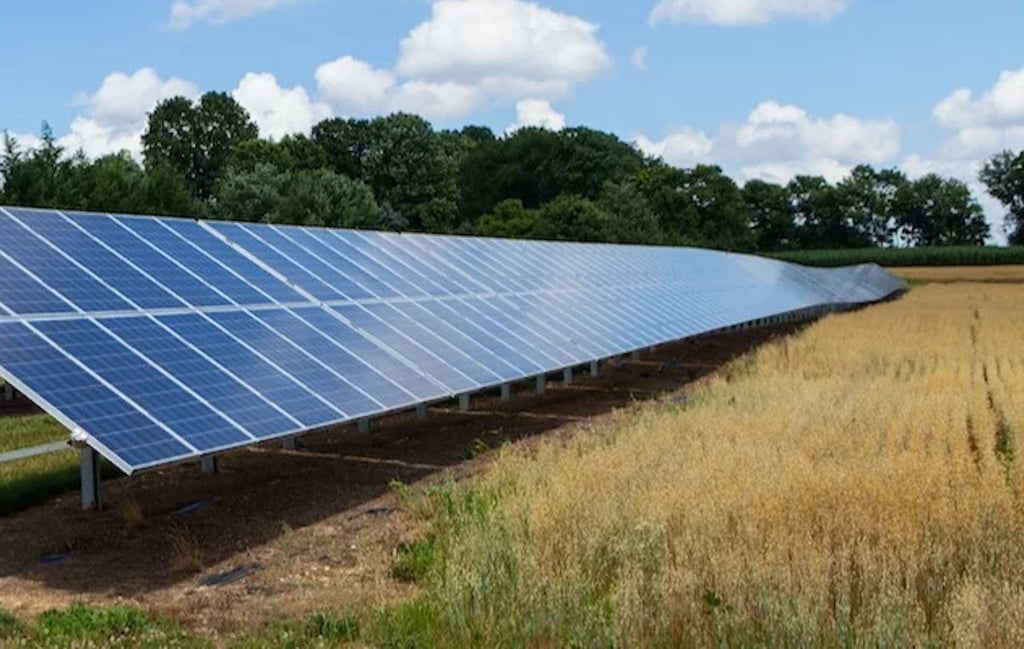 Landwirtschaft und Solarenergieerzeugung auf einer Fläche – das ist das Konzept von Agri-Photovoltaik, das zwischen Ahlum und Nieps umgesetzt werden soll.