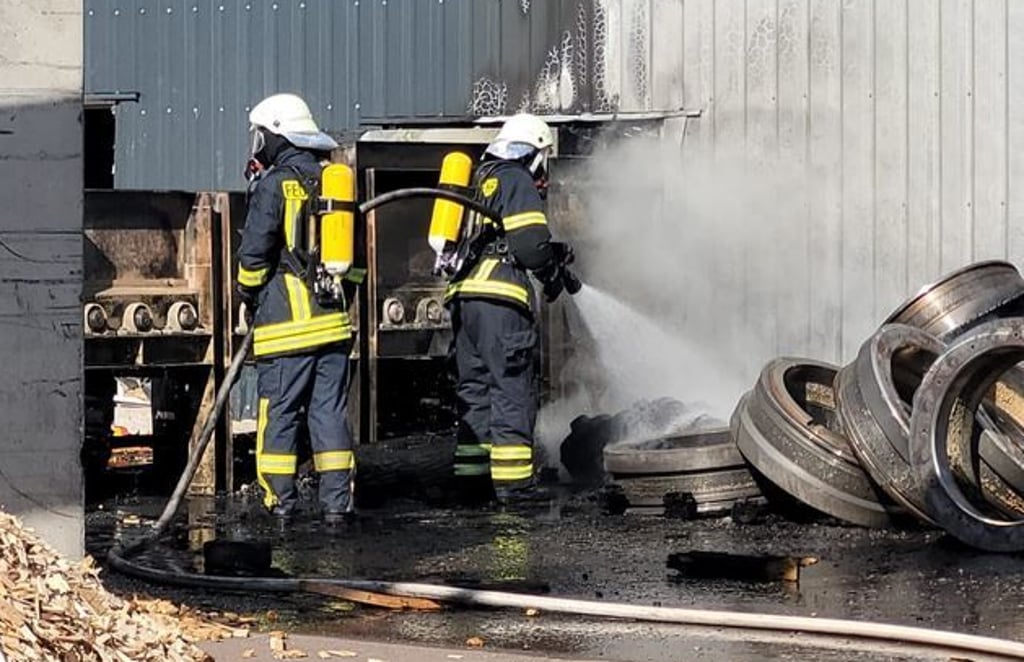 Die Dessauer Kameraden halfen im Dessora-Park.