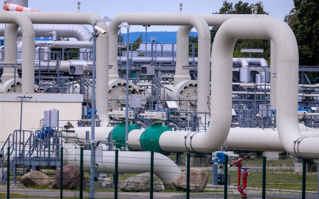 Die Gasempfangsstation der Ostseepipeline Nord Stream 1 in Lubmin.