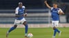 Nicht nur fußballerisch, sondern auch menschlich wichtig für Zweitliga-Aufsteiger 1. FC Magdeburg: Kapitän Amara Condé (l.) und sein Stellvertreter Baris Atik. 