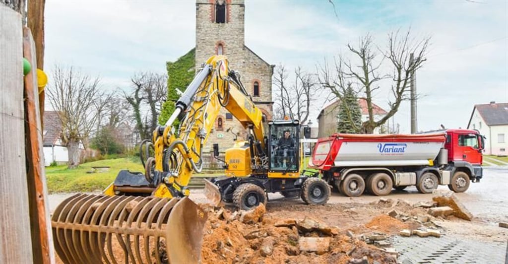 Der Saaleort Kleinkorbetha ist seit einem Jahr eine große Baustelle.
