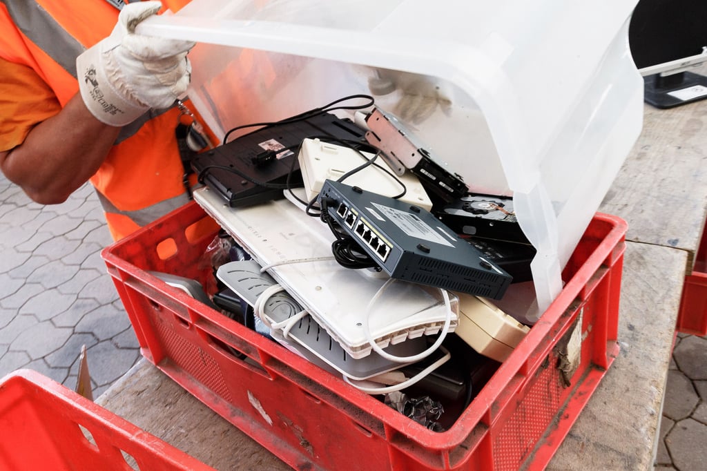 So sollte der Elektroschrott eigentlich entsorgt werden.