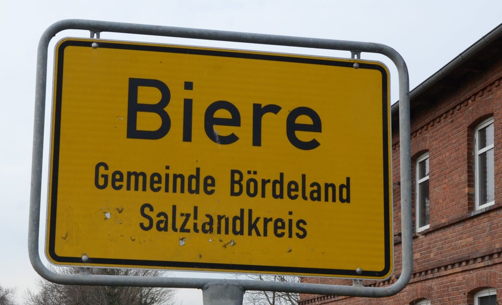 Der Ortsteil Biere: Hier sitzt die Verwaltung der Gemeinde Bördeland.