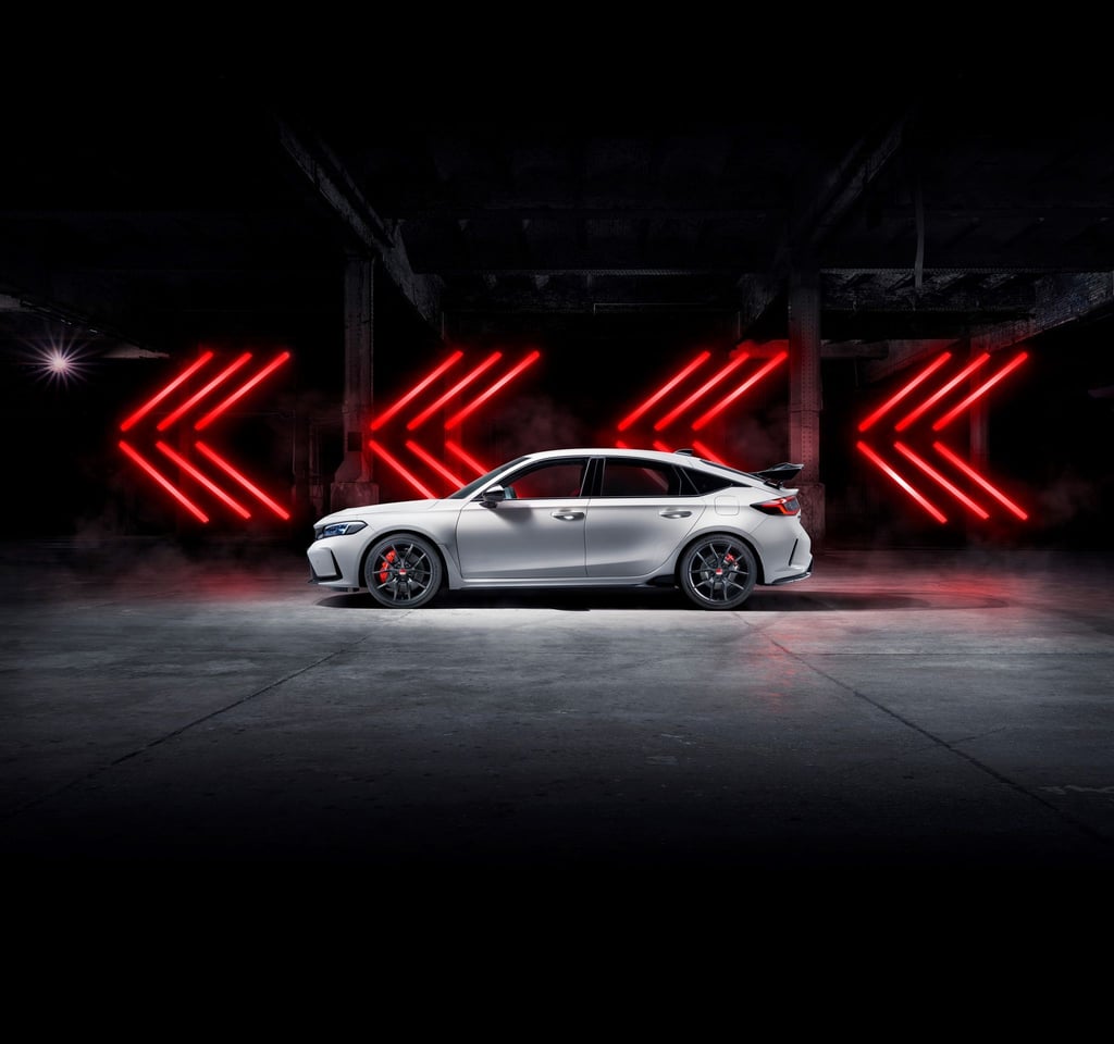 Zum Themendienst-Bericht vom 21. Juli 2022: Japanisches Sportstudio: Der dynamische Civic Type R soll Anfang nächsten Jahres auf den Markt kommen.