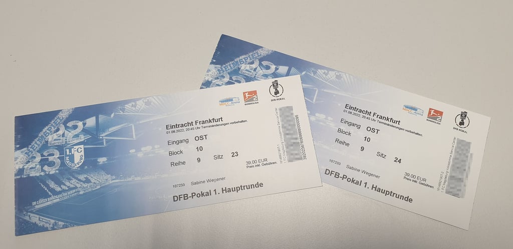 Nehmen Sie an der Foto-Aktion teil und gewinnen 1x2 Karten für das DFB-Pokalspiel FCM gegen Eintracht Frankfurt.