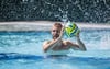 Hatte (noch) Spaß mit RB im Pool und Trainingslager: RB-Wasserballer Konrad Laimer