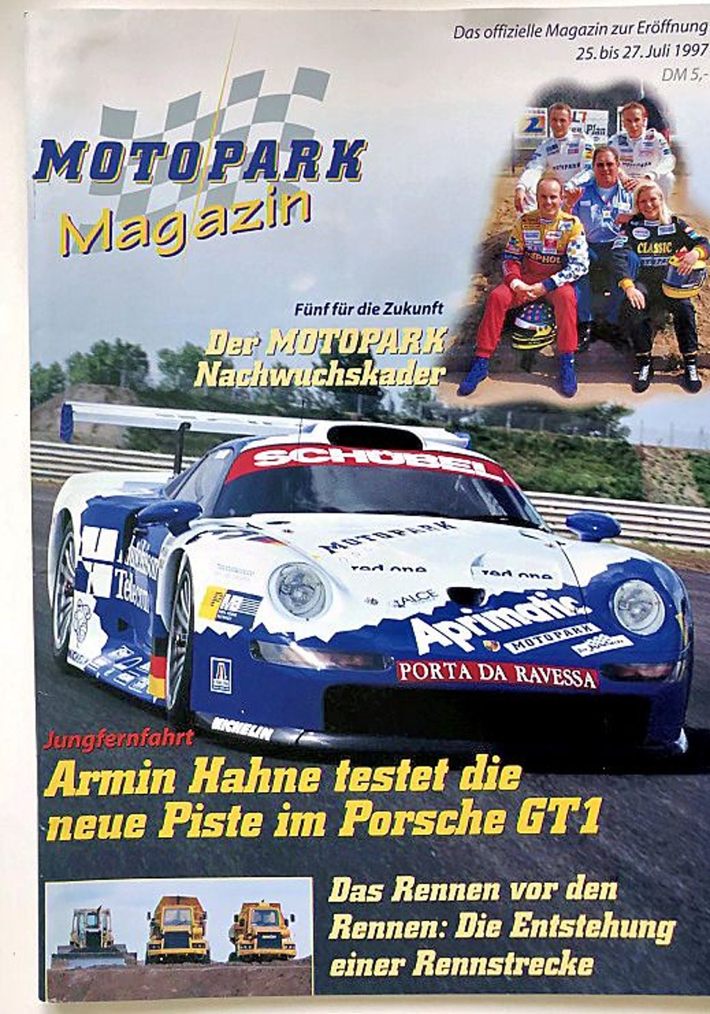 Das Programmheft zum Eröffnungswochenende  im Juni 1997