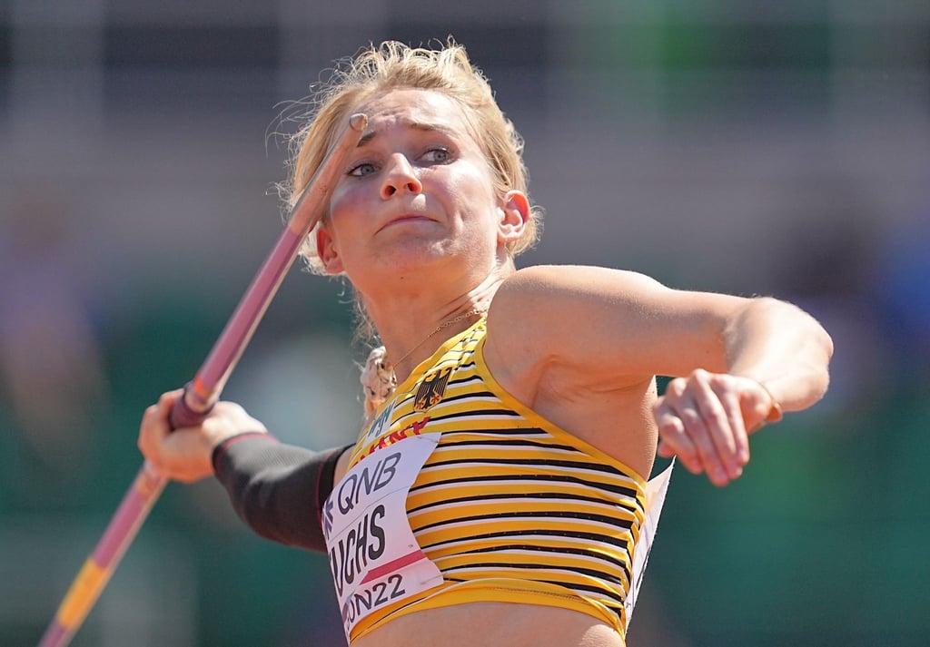 Steht im Speerwurf-Finale: Annika Marie Fuchs.