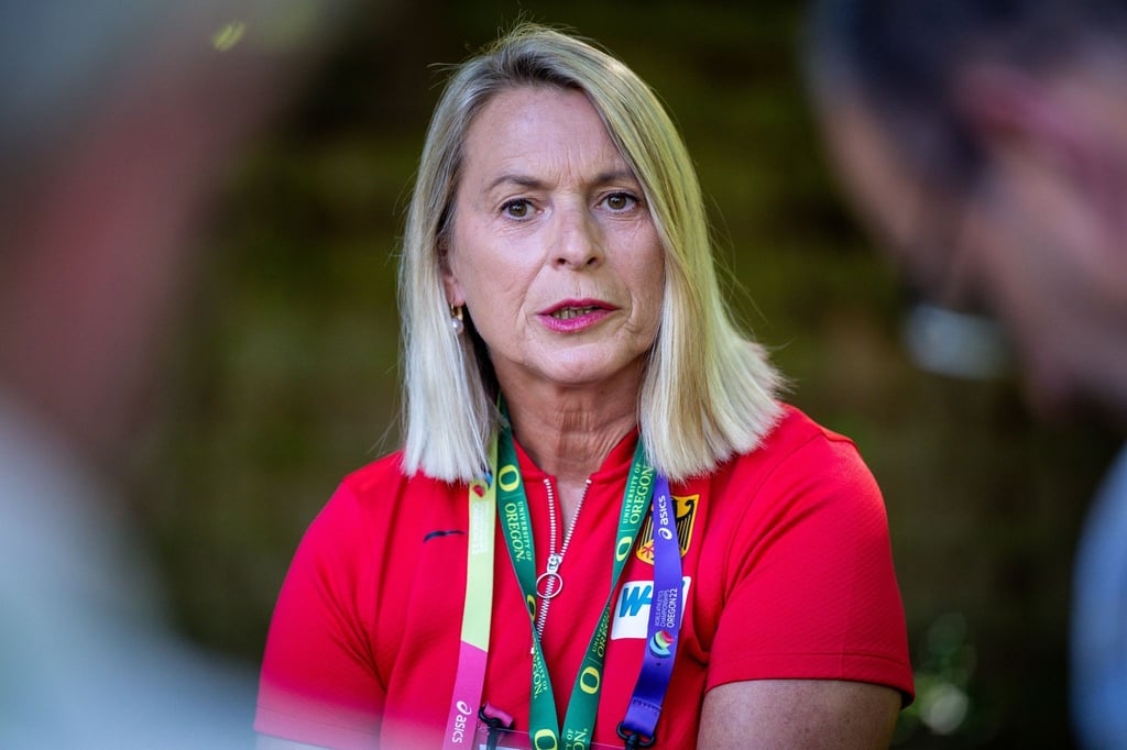 Chef-Trainerin des Deutschen Leichtathletik Verbandes: Annett Stein.