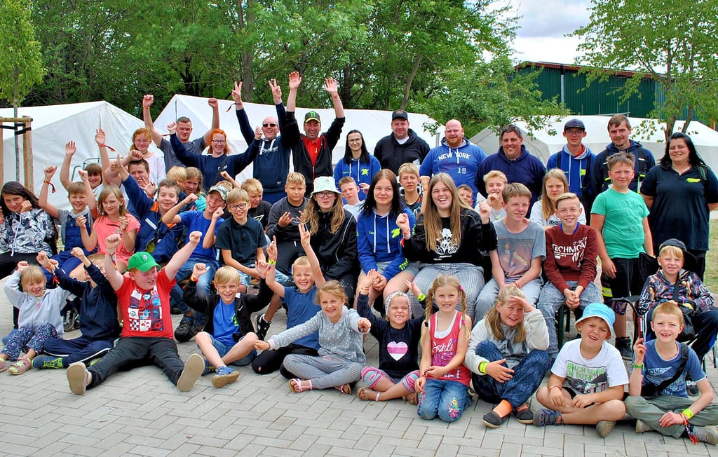 Viel Spaß hatten die Kinder- und Jugendfeuerwehren beim Sommerlager.
