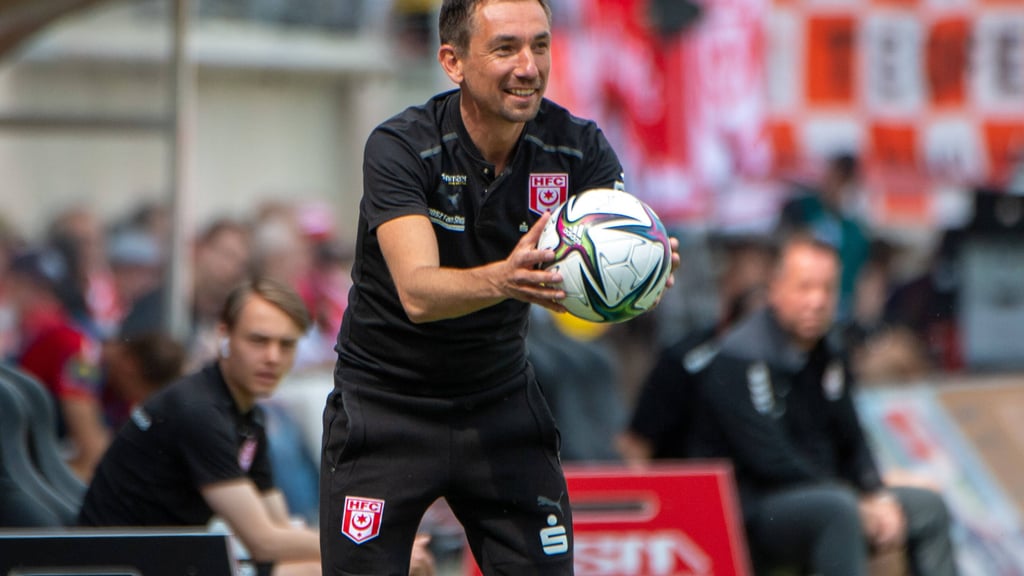 André Meyer will mit dem HFC am Sonntag gegen Zwickau erfolgreich in die Saison starten.