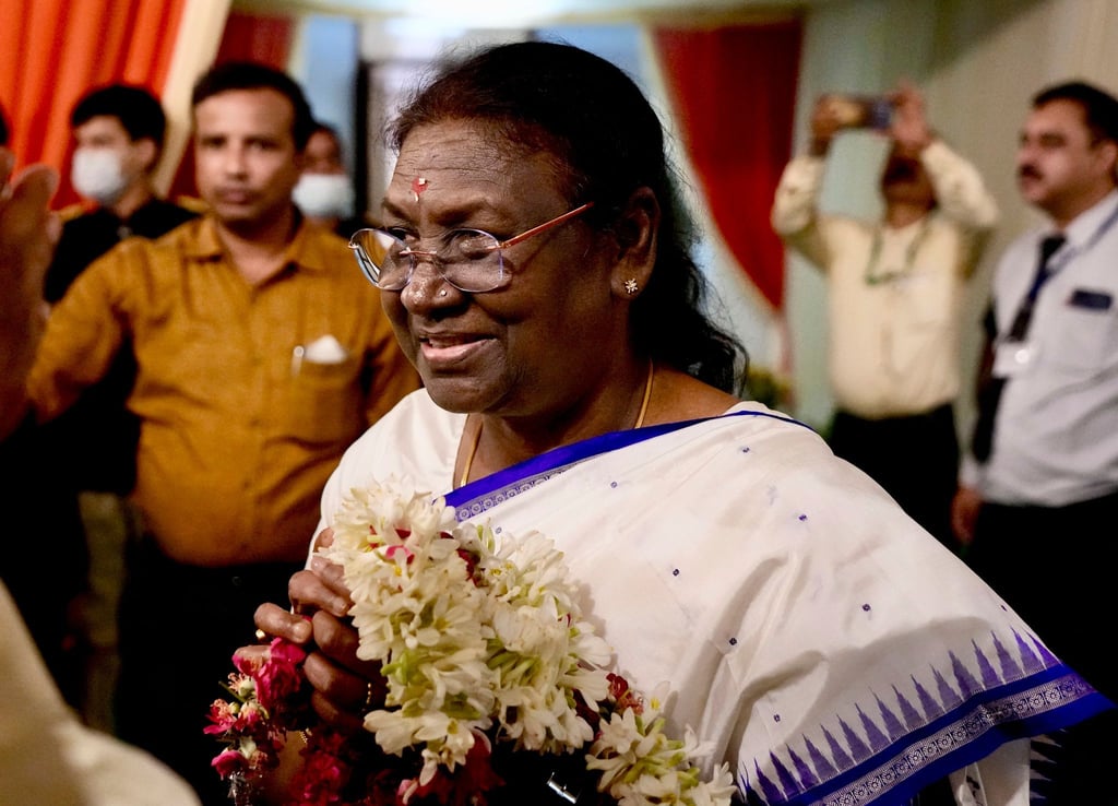 Gehört ethnisch zu Indiens Ureinwohnern: Droupadi Murmum.