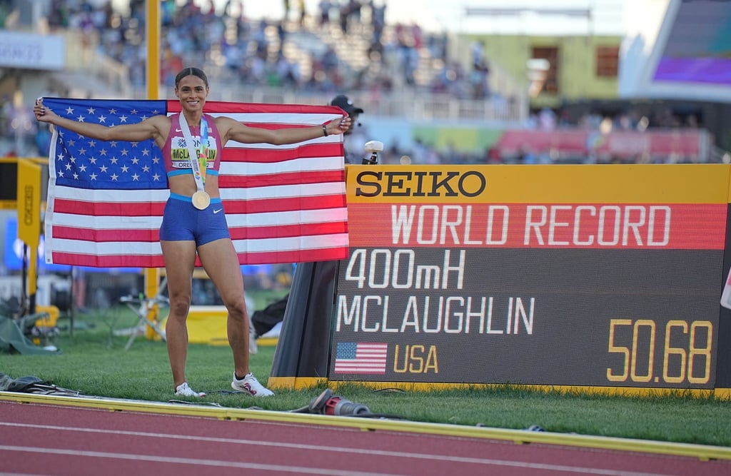 Stellte über 400 Meter Hürden einen Fabel-Weltrekord auf: Sydney Mclaughlin.