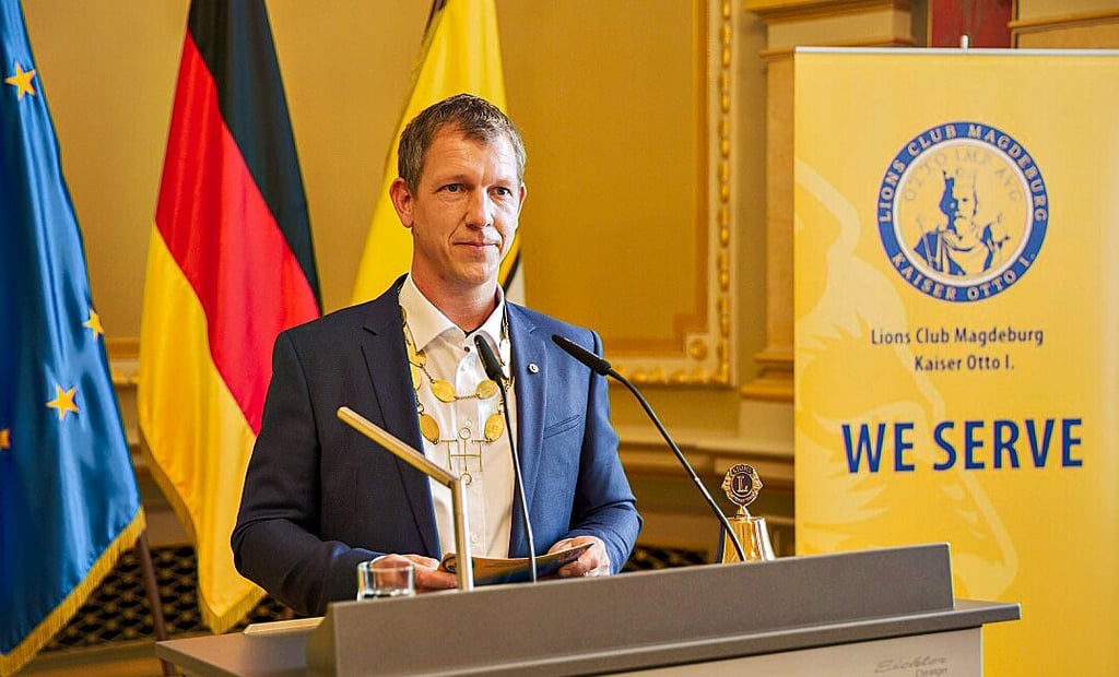 Niels Mensing ist derzeit Präsident des Lions-Clubs Magdeburg - „Otto der I.“, der in diesem Jahr 25 Jahre alt geworden ist.
