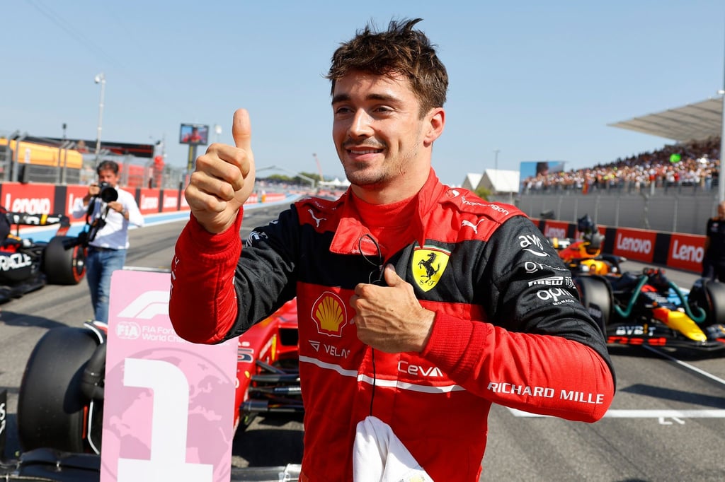 Gute Ausgangslage für das Rennen: Ferrari-Pilot Charles Leclerc hat sich für den Großen Preis von Frankreich die Pole Position gesichert.