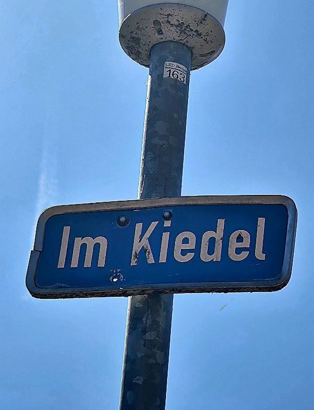 Das Straßenschild