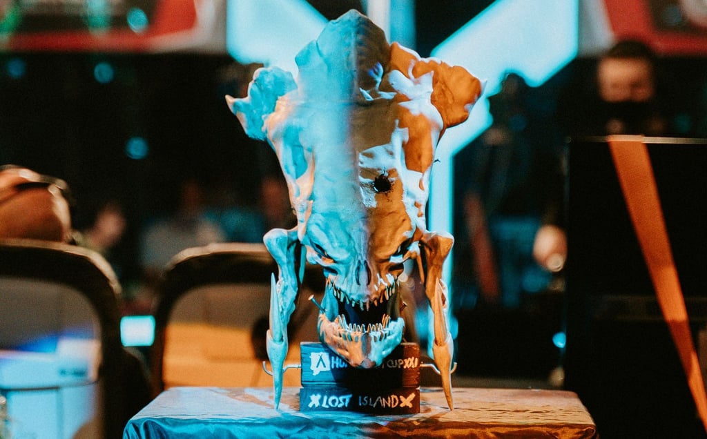 Um diesen Pokal ging es unter dem Motto "Lost Island" beim Starcraft 2 Homestory Cup in Krefeld.