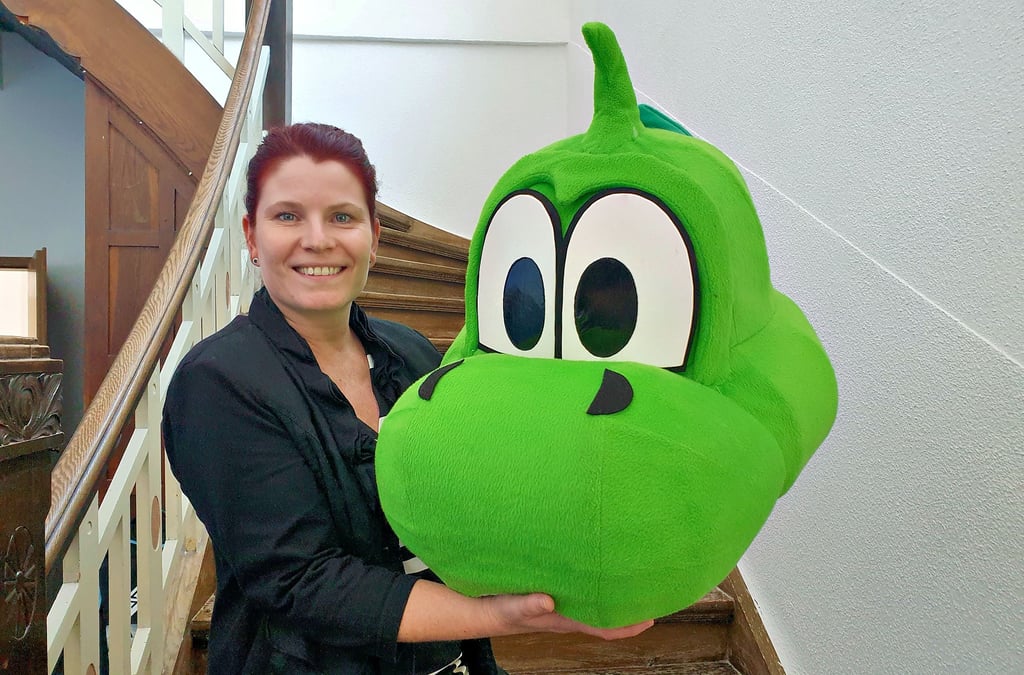 Geliebte Verwandlung: Wenn Julia Deutschbein sich den „Helm“ aufsetzt und damit zu „Yessi“ wird, passiere etwas mit ihr, sagt sie.