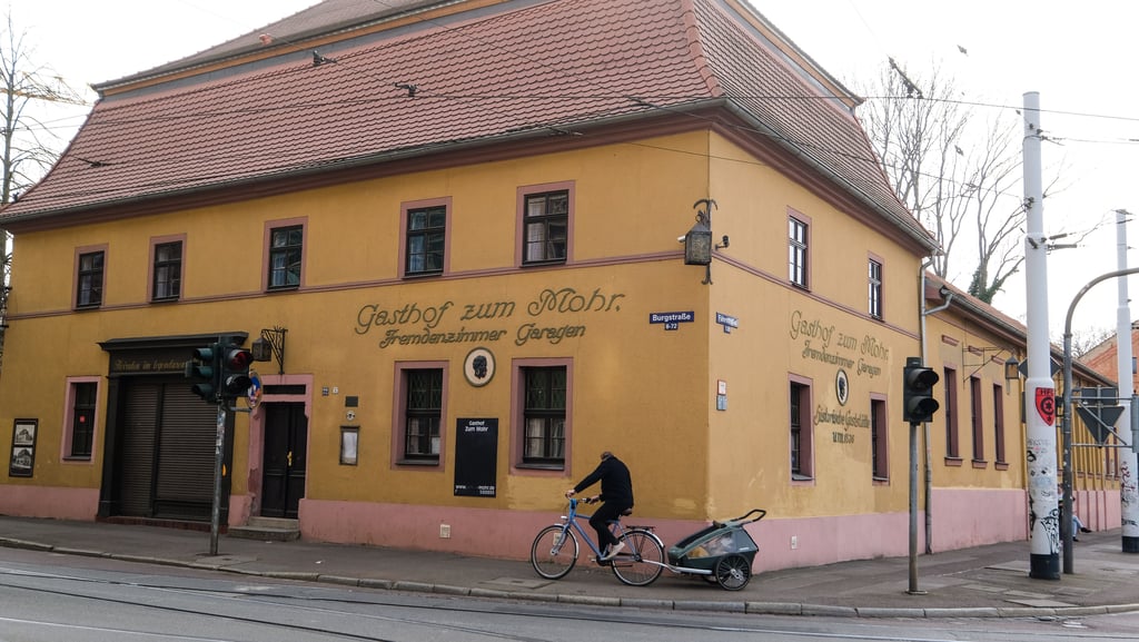 Kommt Ende August unter den Hammer: der Gasthof zum Mohr in der Burgstraße in Halle