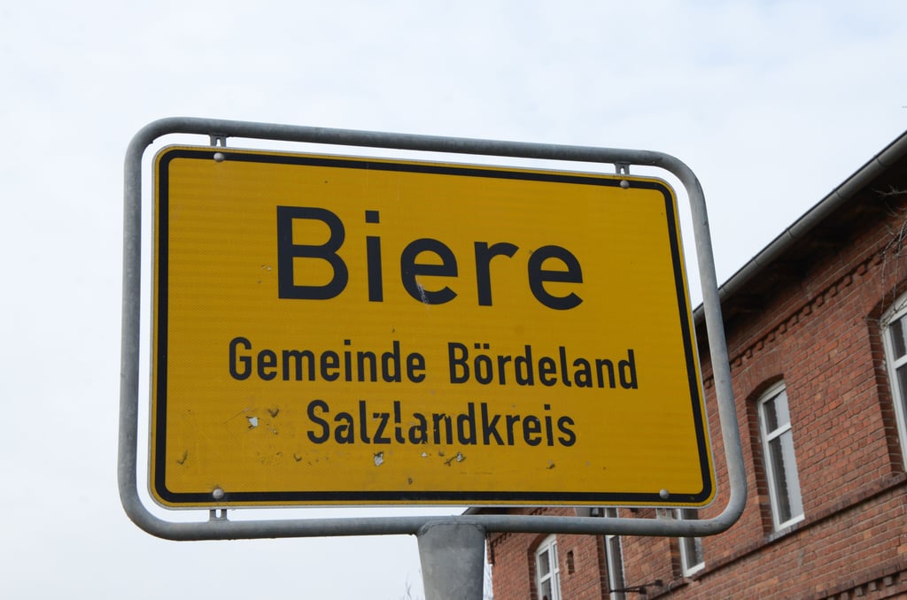 Der Ortsteil Biere im Bördeland.